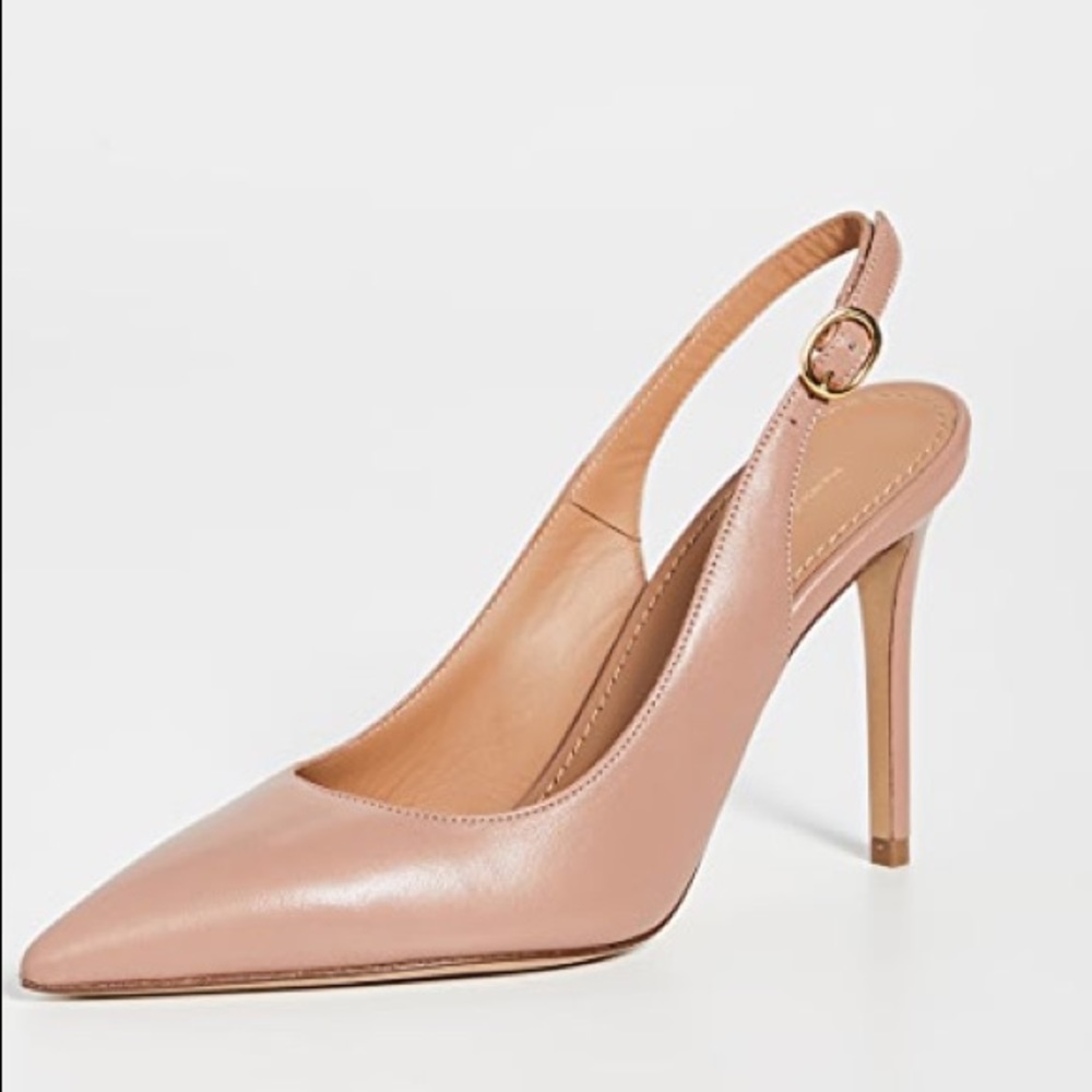 Mansur Gavriel Classic Pump 100 mm in Nude - Picture 2 of 10